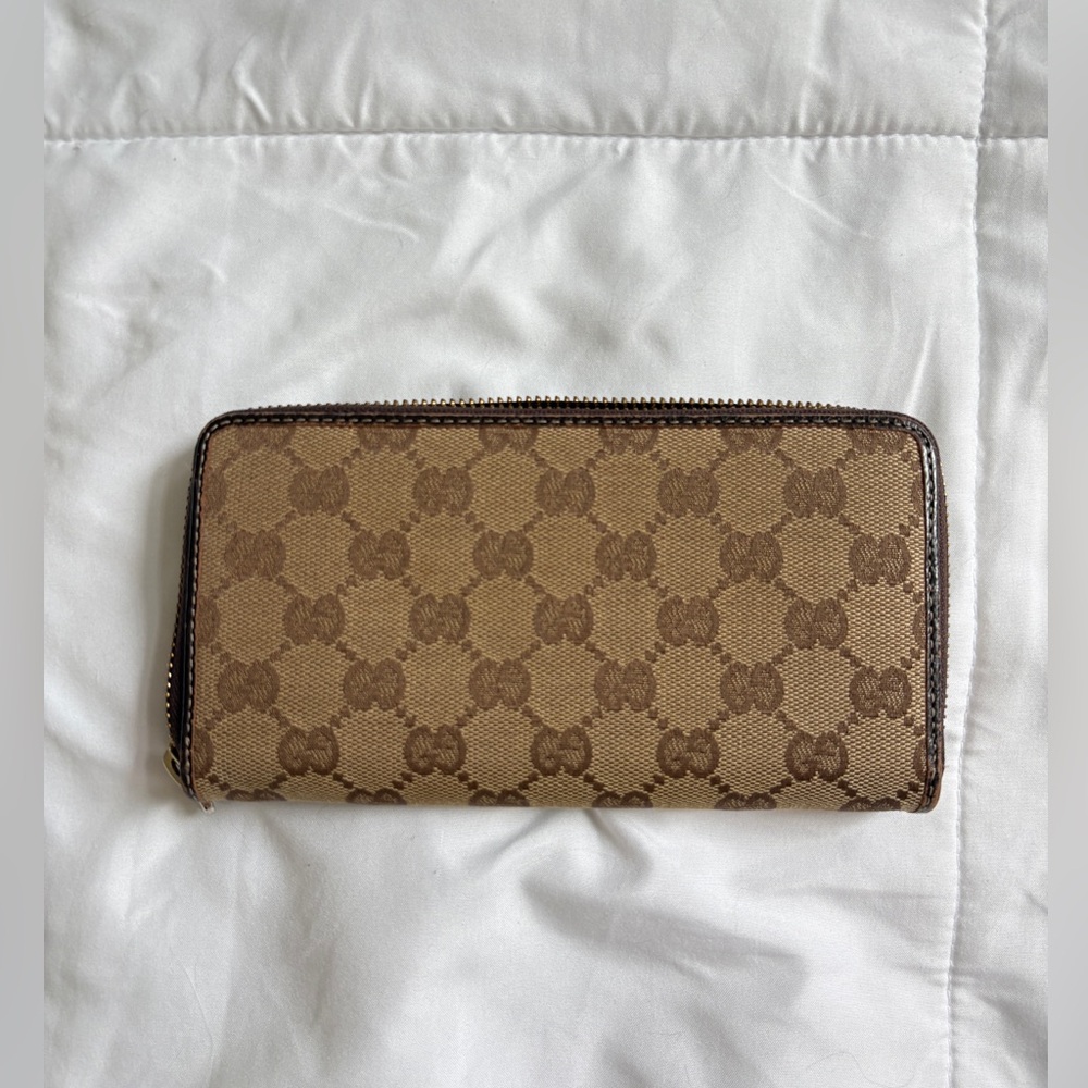 Vintage Gucci GG Canvas Brown Monogram Wallet